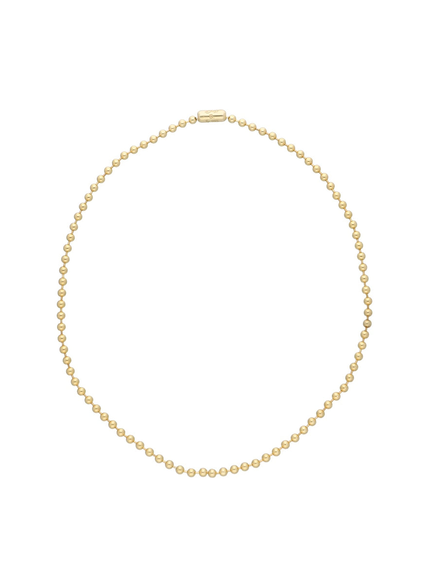 ボールチェーンネックレス ゴールド-S- regular - sspj.0023