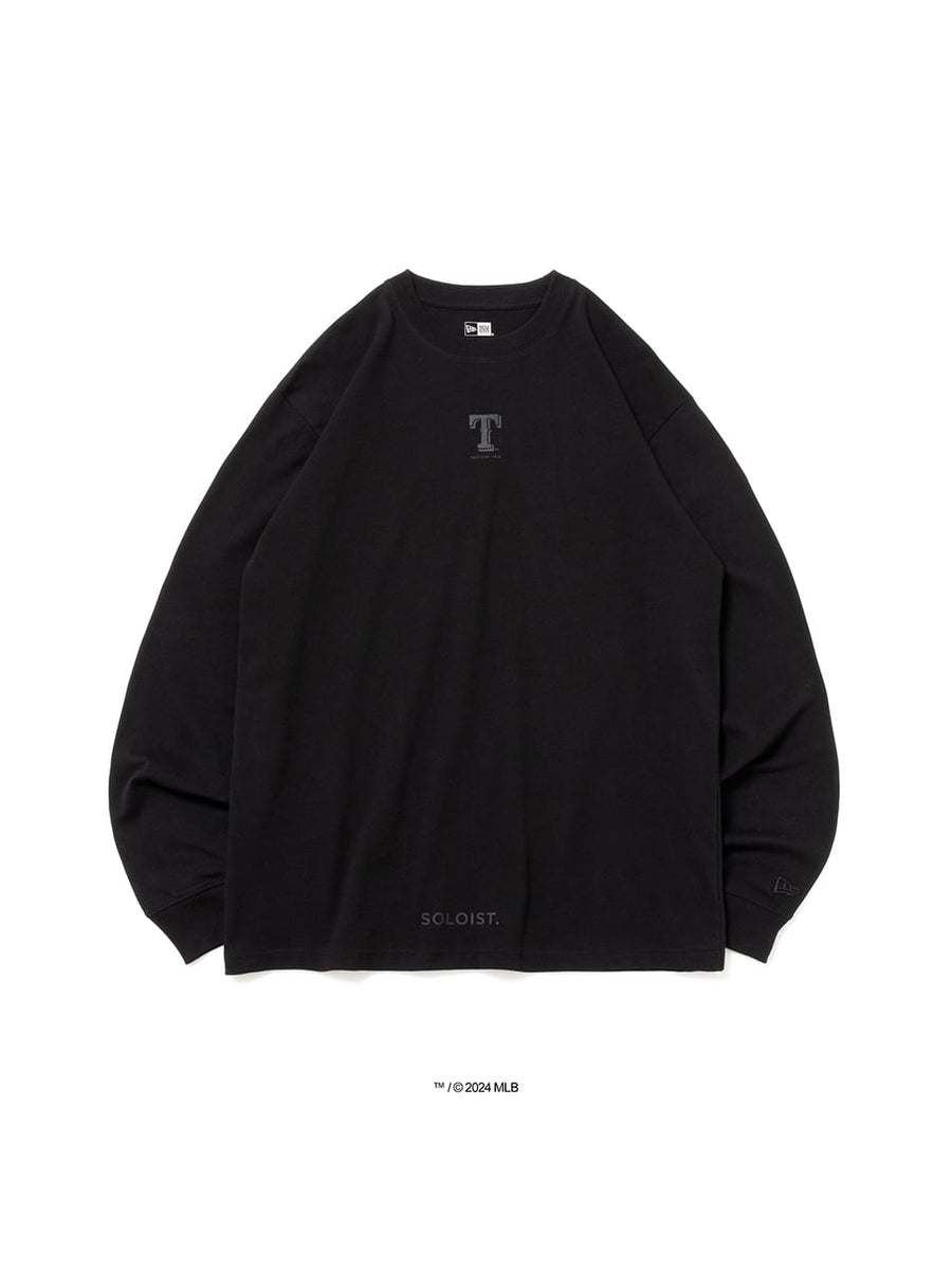 snec.0007 L/S Cotton Tee.（I AM THE RANGERS）｜ MLB × NEWERA