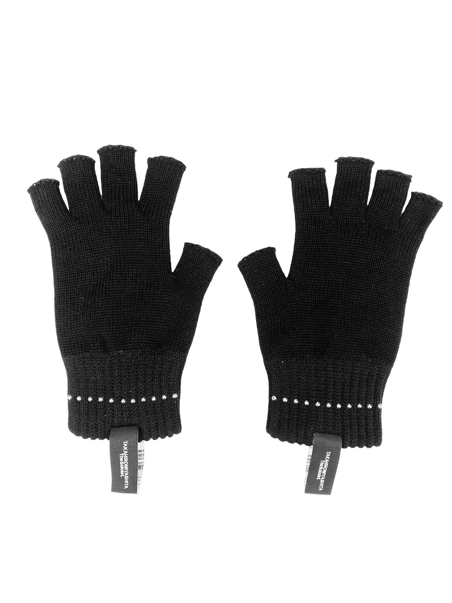 sa.0084AW23-black fingerless gloves THE TWO OF US 2023