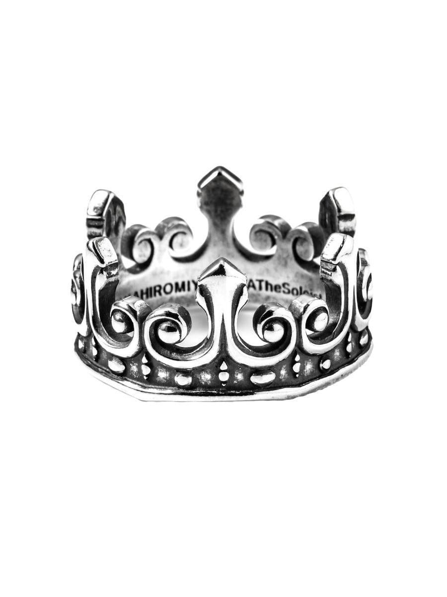 sa.0001AW25-silver クラウンリング The Black-and-White