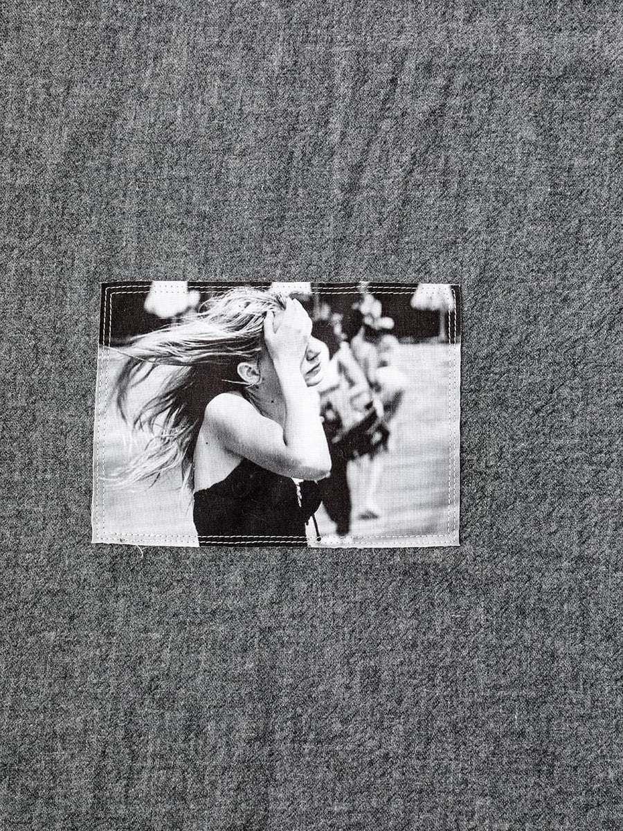 sa.0005AW24 / huge scarf. / gray ソロイスト