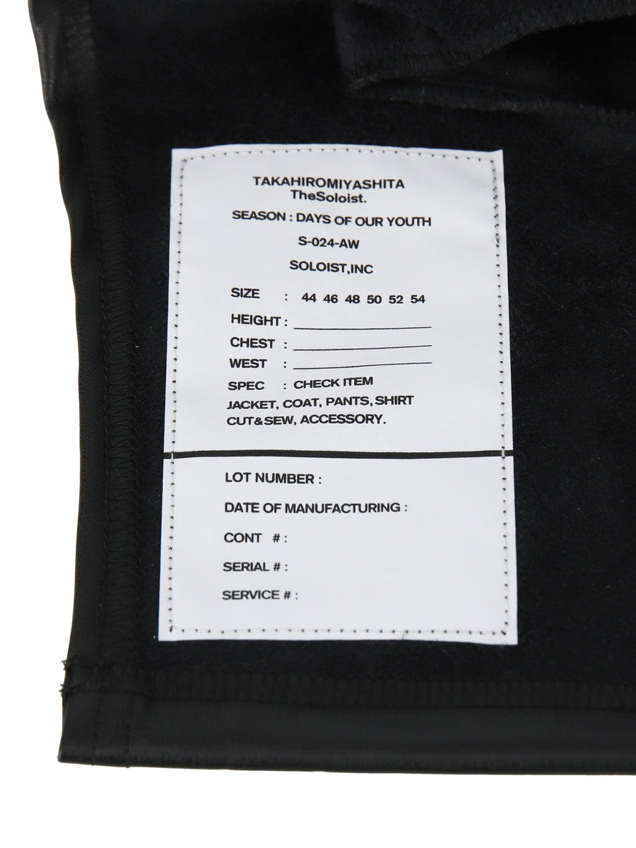 sa.0007AW24-black Turtleneck Dickey (Faux Smooth) Days Of