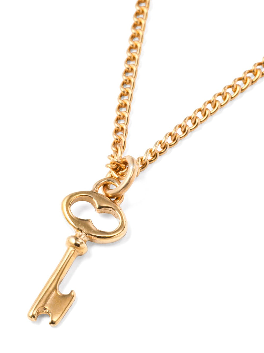 sa.0011AW25-gold タイニーキーネックレス The Black-and-White