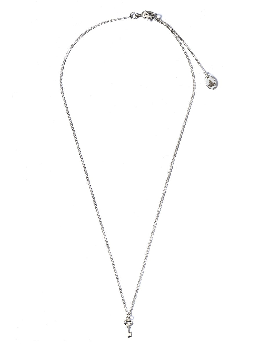 sa.0011AW25-silver タイニーキーネックレス The Black-and