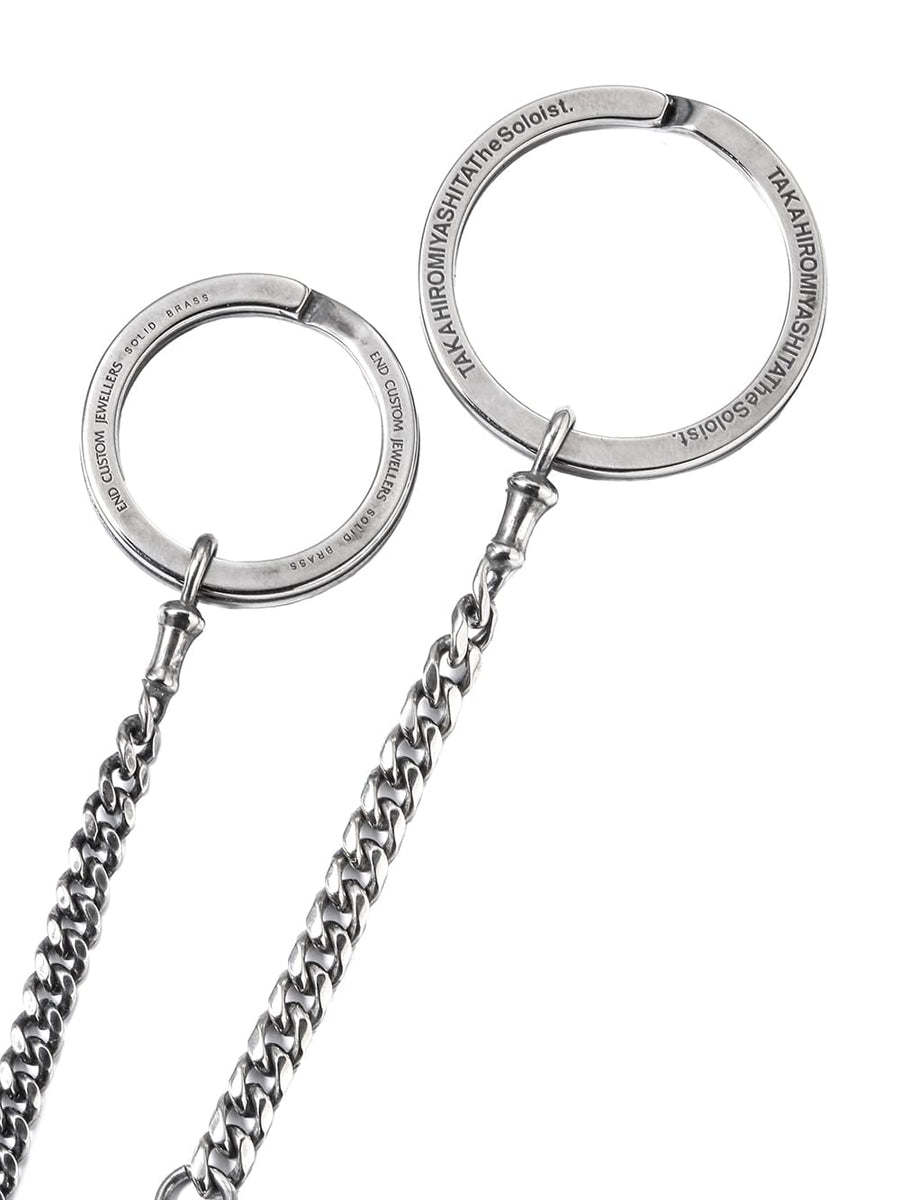 sa.0014AW25-silver アルバートチェーン(ダブル) The Black-and