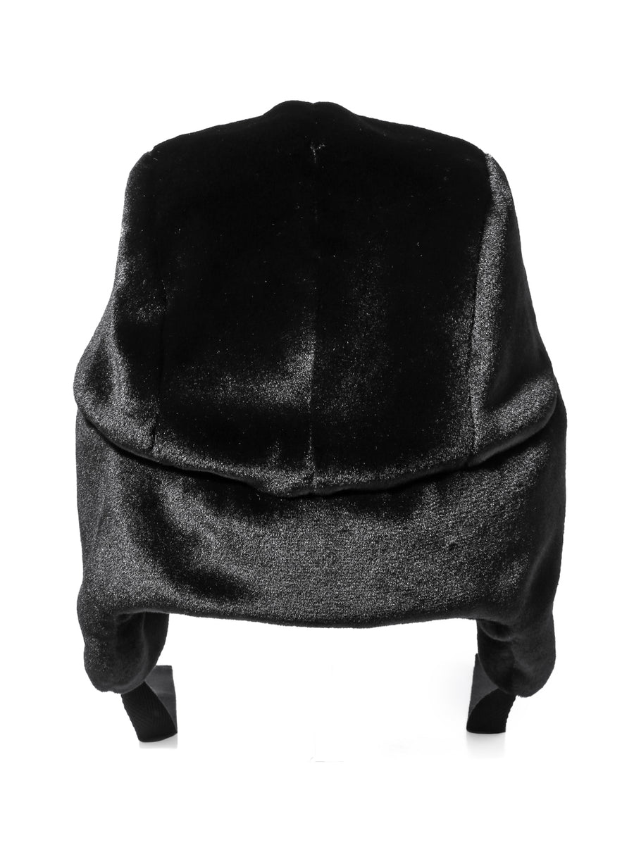 sa.0024AW25-black ボマーハット(フォーファー) The Black-and-White