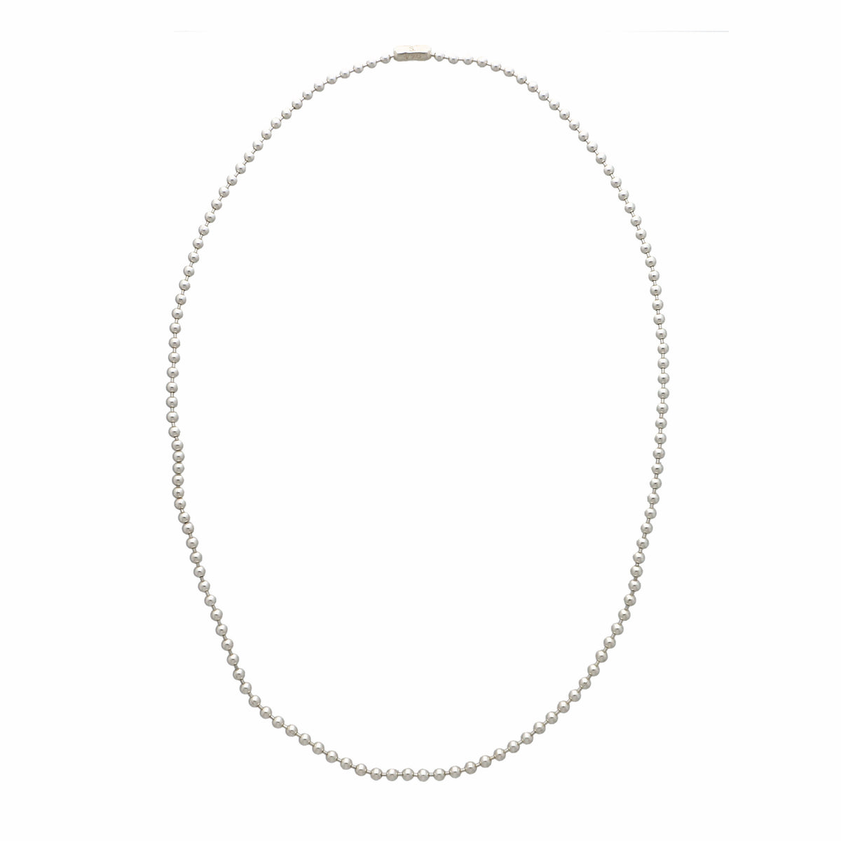 ボールチェーンネックレス -S- long - sspj.0024-silver