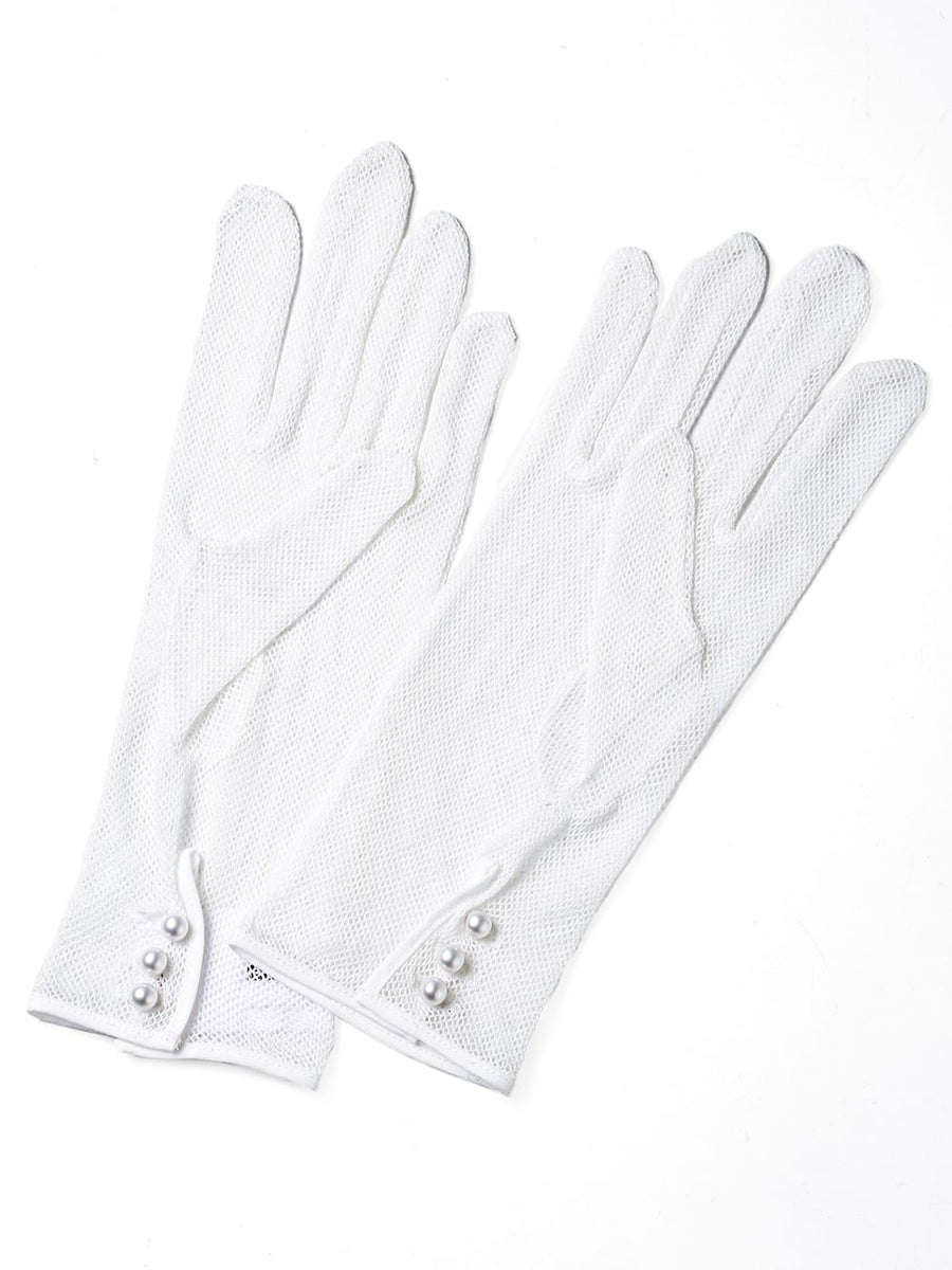 sa.0033AW25-white オペラグローブ The Black-and-White Realism 2025