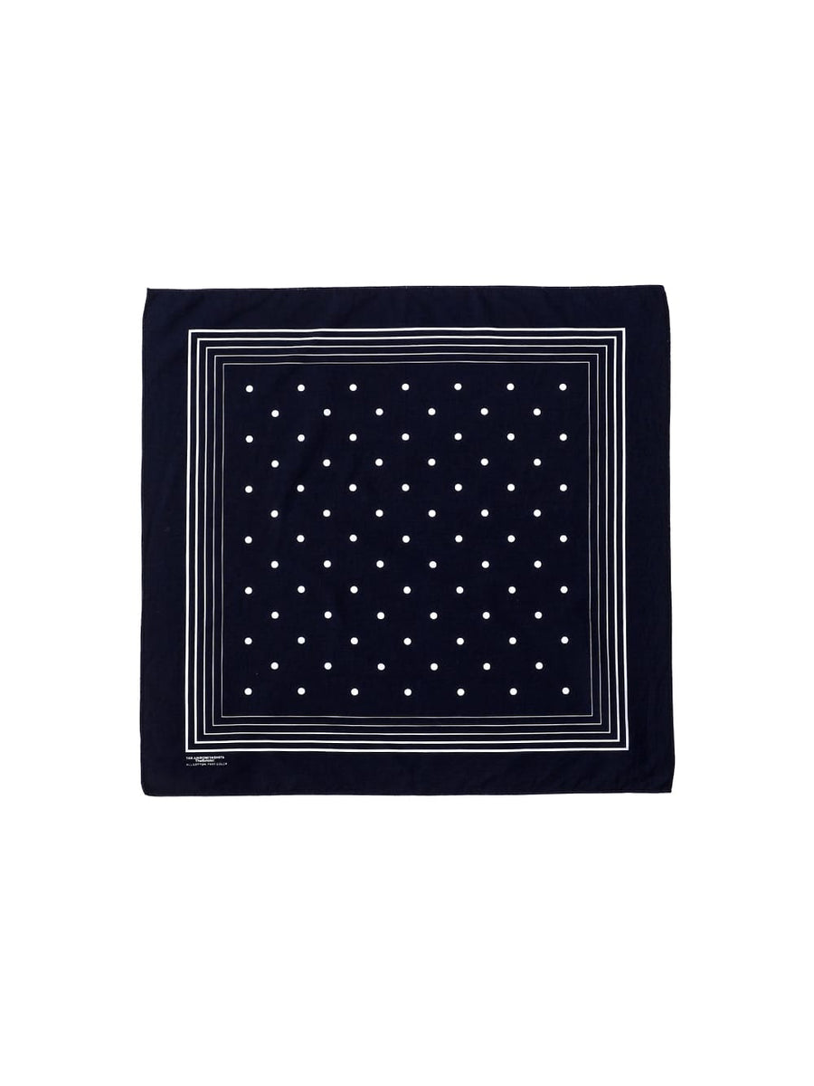 sa.0038AW25-navy バンダナ The Black-and-White Realism 2025 Autumn