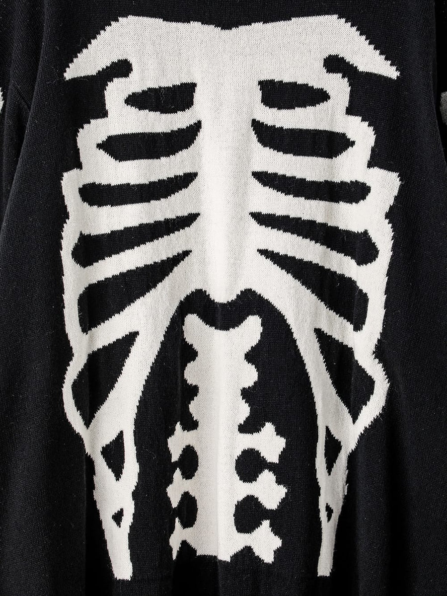 sbk.0001AW24-black x white bone Crewneck sweater Days Of Our sbk.0001AW24-black x white bone Crewneck sweater Days Of Our