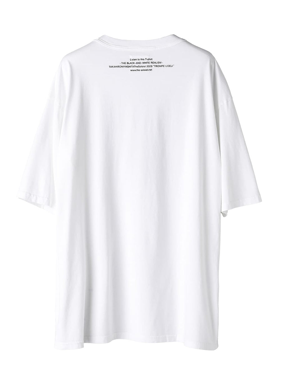 sc.0010AW25-white トロンプルイユタキシードオーバーサイズドショート