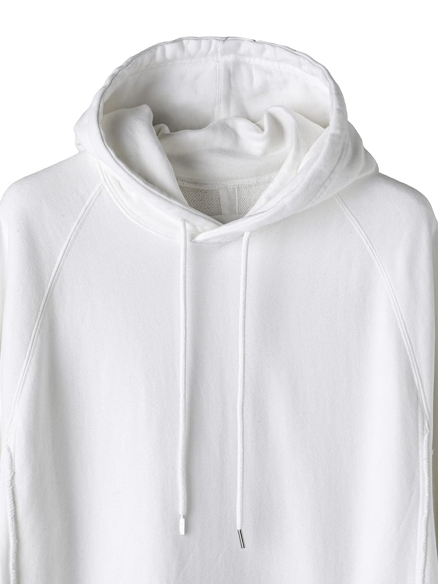 swc.0011AW25-white オーバーサイズドフーディー The Black-and-White