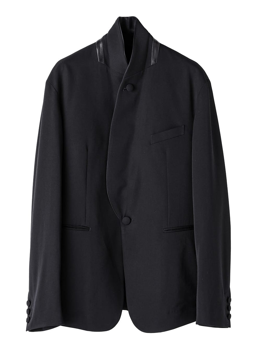 【未使用】2025✨️アニュアンス ステートメントウールオーバージャケット UNISEX》NISHIKAWA KEORI Wool Mix Gabardine Prime-Over Double