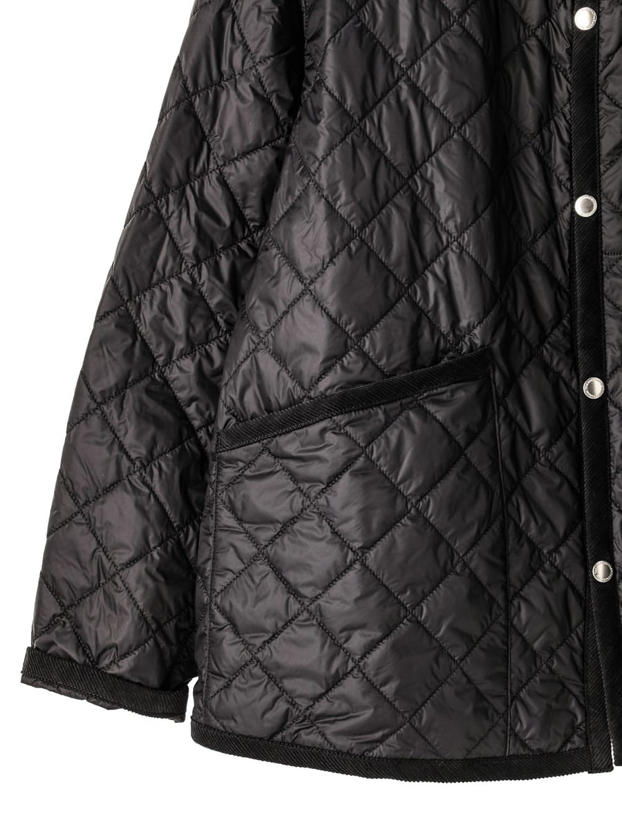 sj.0008SS25-black quilted jacket. Plainsong 2025 Spring sj.0008SS25-black quilted jacket. Plainsong 2025 Spring