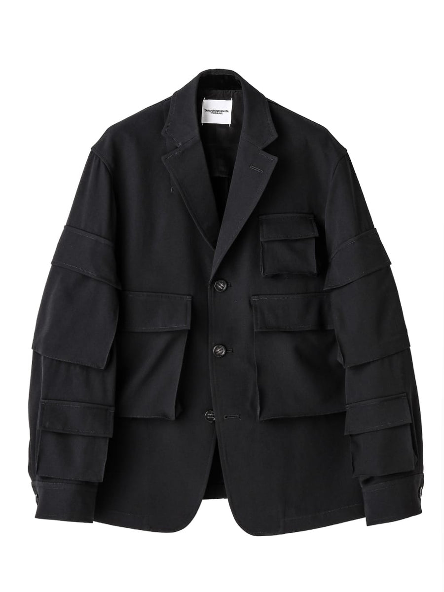 専用【21AW☆国内正規品】STT_SWT SH_STTRS/BLACK sj.0017AW25-black ローファージャケット The Black-and-White Realism