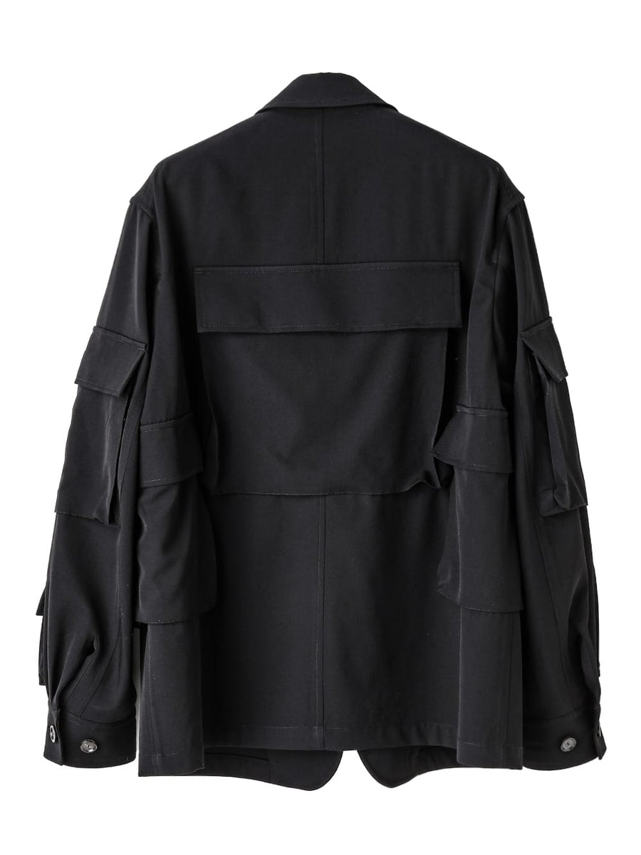 sj.0017AW25-black ローファージャケット The Black-and-White Realism