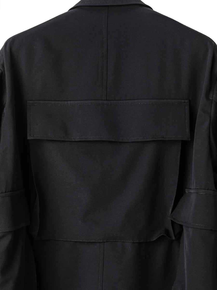 sj.0017AW25-black ローファージャケット The Black-and-White Realism