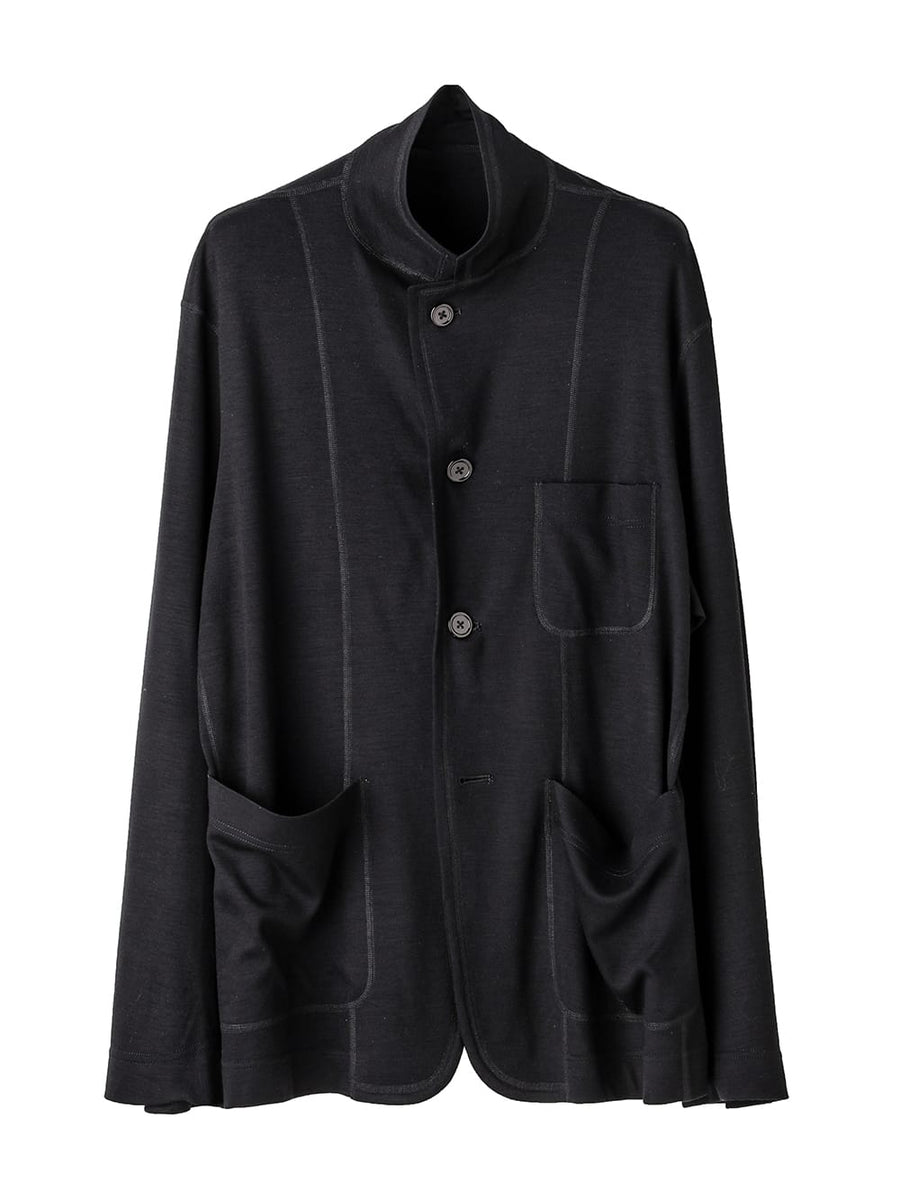 高島屋で購入してたババリアジャケットです sj.0018AW25-black パジャマジャケット The Black-and-White Realism
