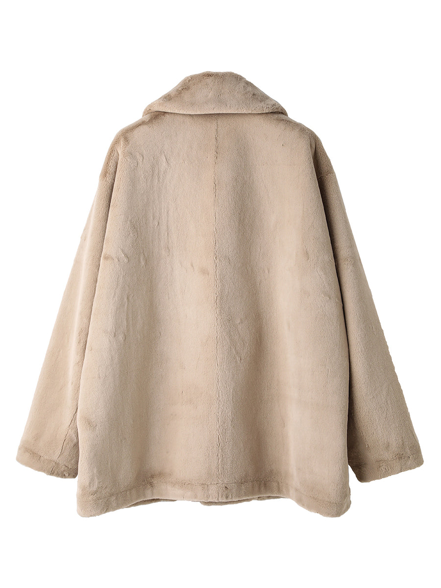 sj.0031AW25-beige フォーファーサックジャケット The Black-and-White