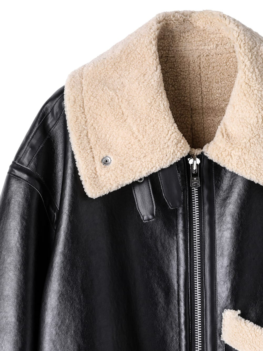 斗斗斗斗　新品　25ss supreme ウインドストッパー 半タグ付 sj.0032AW25-black x beige フォームートンフライトジャケット The