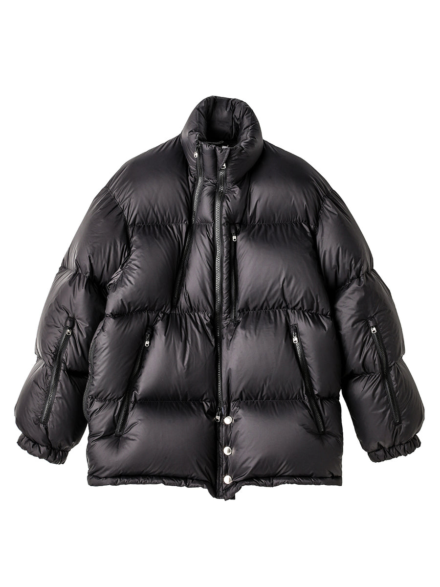 sj.0036AW25-black ダウンジャケット The Black-and-White