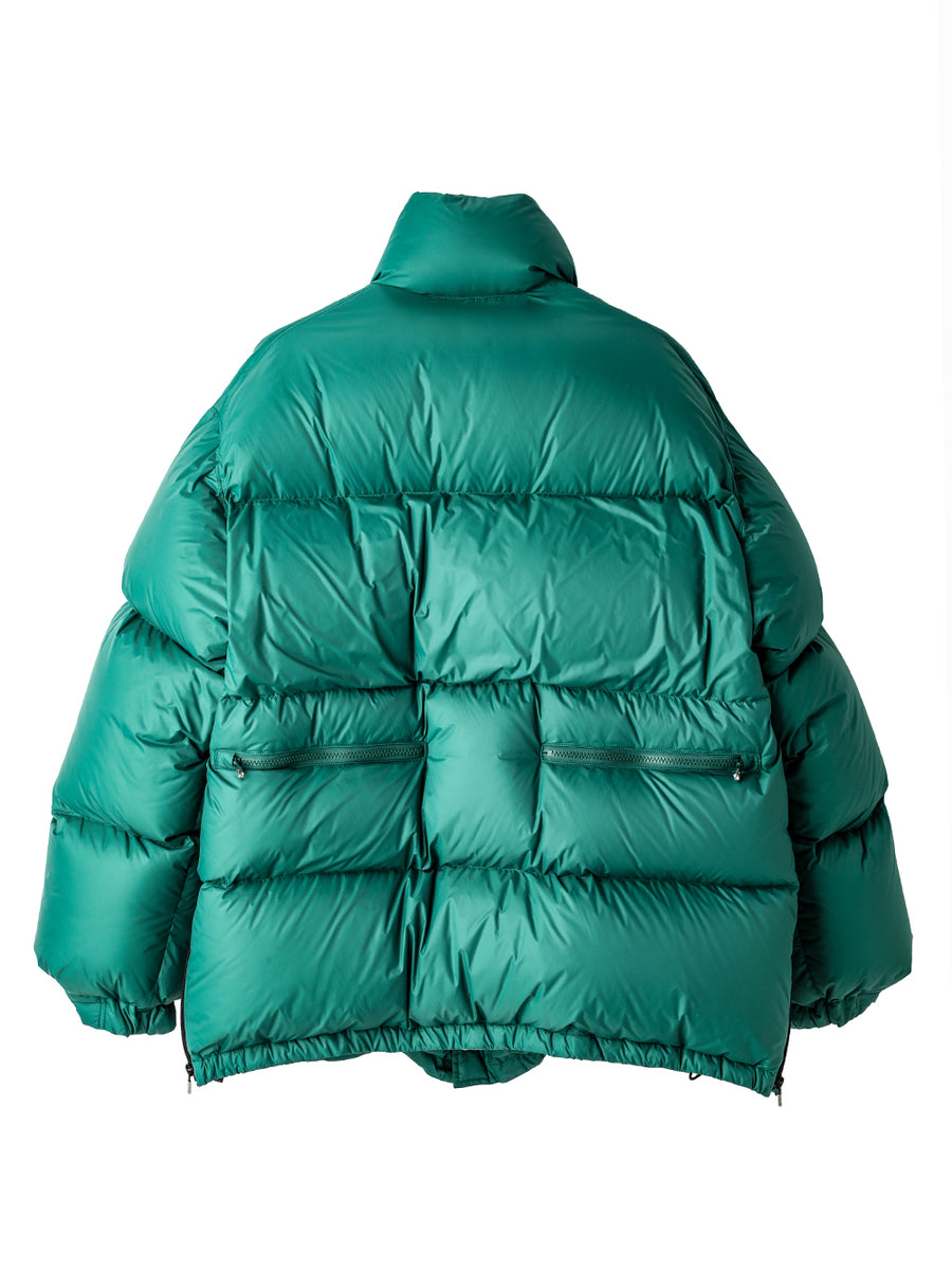 sj.0036AW25-green ダウンジャケット The Black-and-White Realism