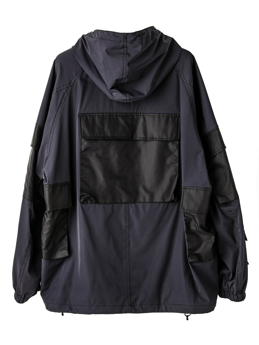 完売商品 COLINA/Ancient Tusser/BDU Jacket 鉄黒 sj.0037AW25-black B.D.Uポケットアノラック The Black-and