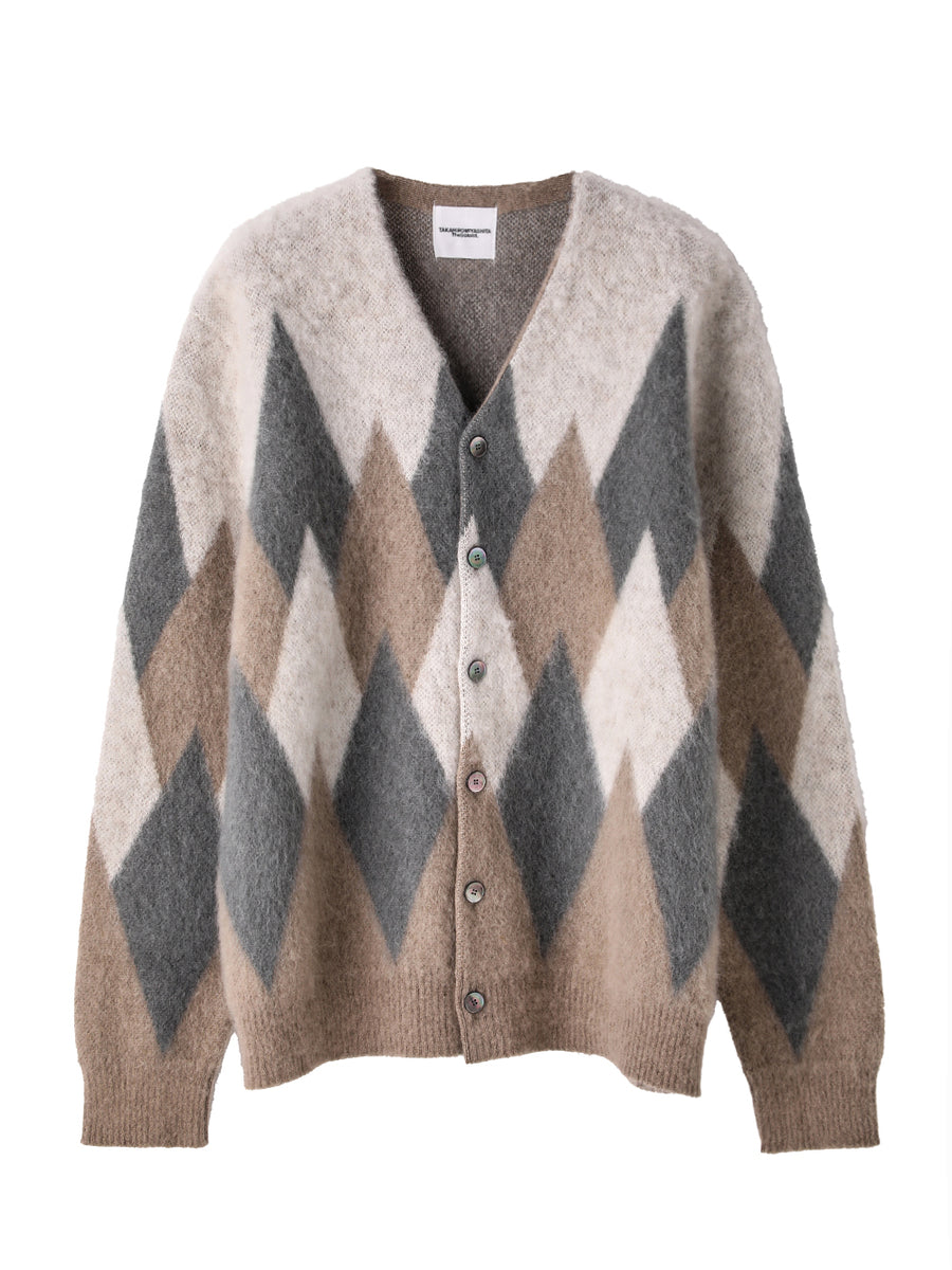 sk.0021AW25-brown カートカーディガン3 The Black-and-White Realism