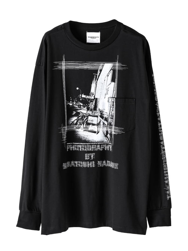 Interval of the sadness. (oversized l/s pocket tee)