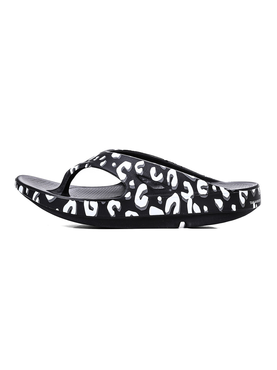 ひろ sof.0021 flip-flop.(leopard) - OOFOS