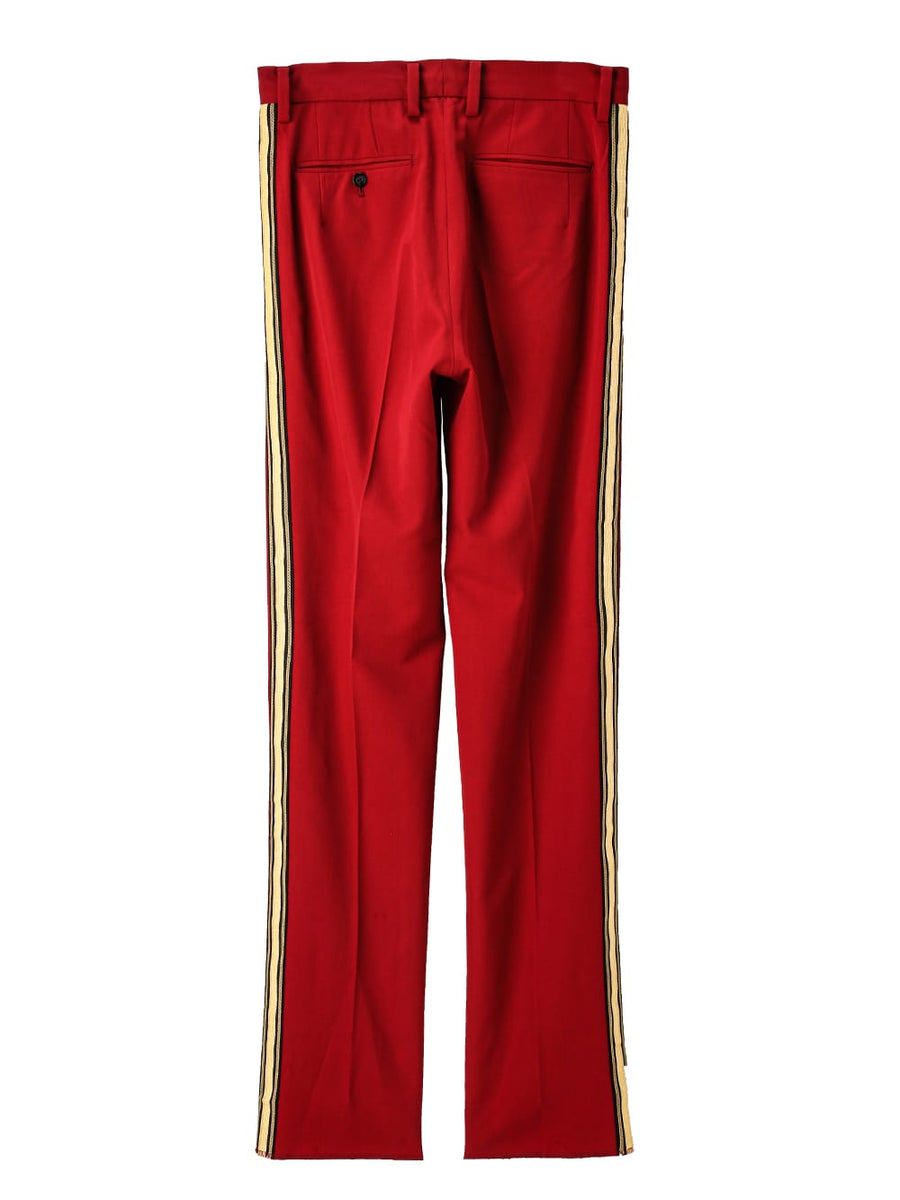 sp.0001aSS25-red plain front pant.type01 Plainsong 2025