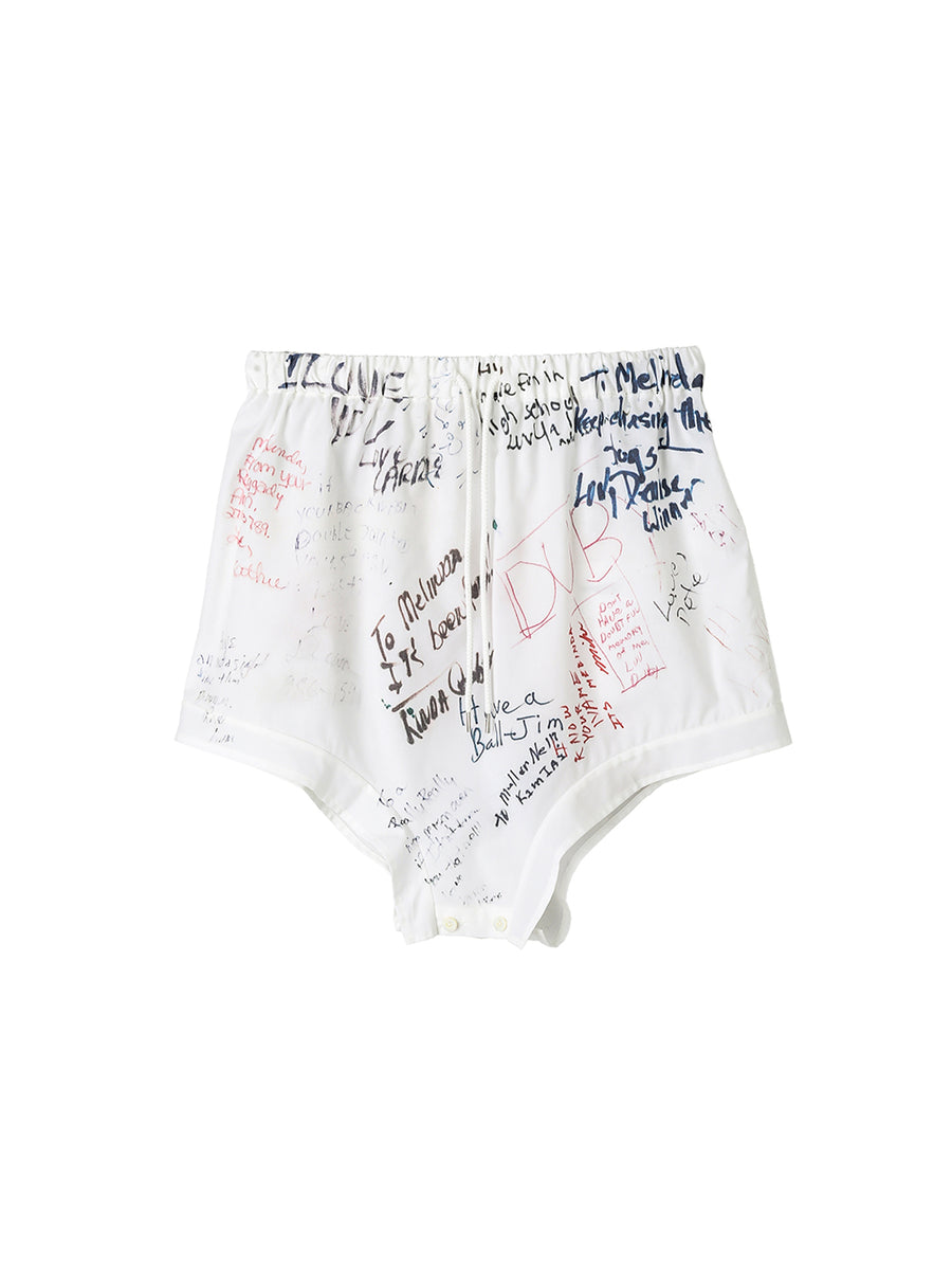 sp.0019AW25-white(graduate print) トランクスショーツ The Black-and