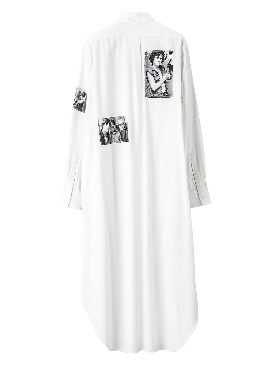 たかひろ ss.0002aAW24-white loose-fit regular-collar maxi-length
