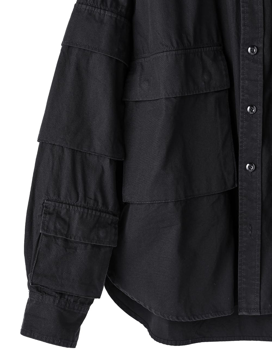 ss.0026AW25-black B.D.Uシャツ The Black-and-White Realism 2025