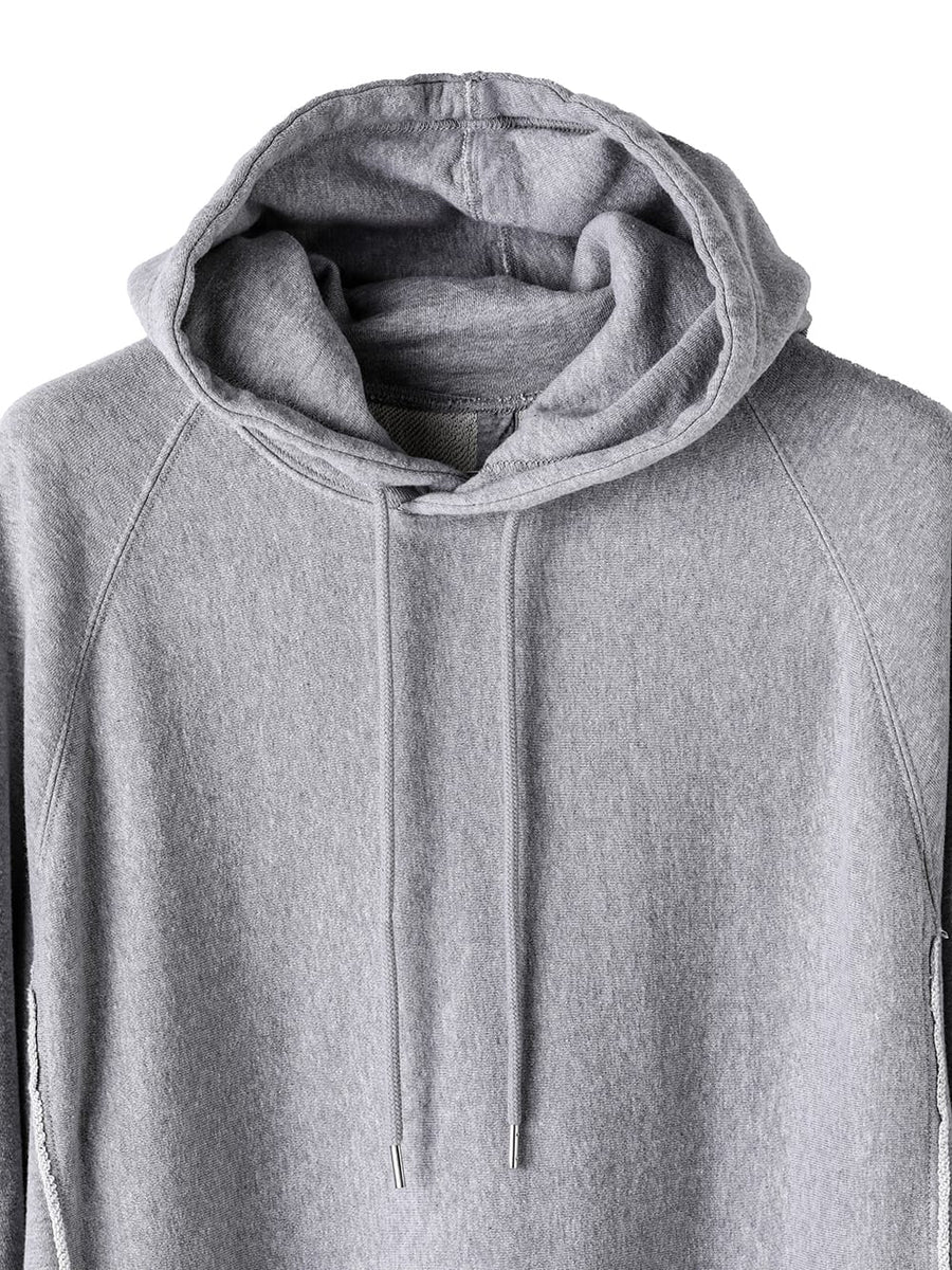 swc.0011AW25-heather gray オーバーサイズドフーディー The Black-and