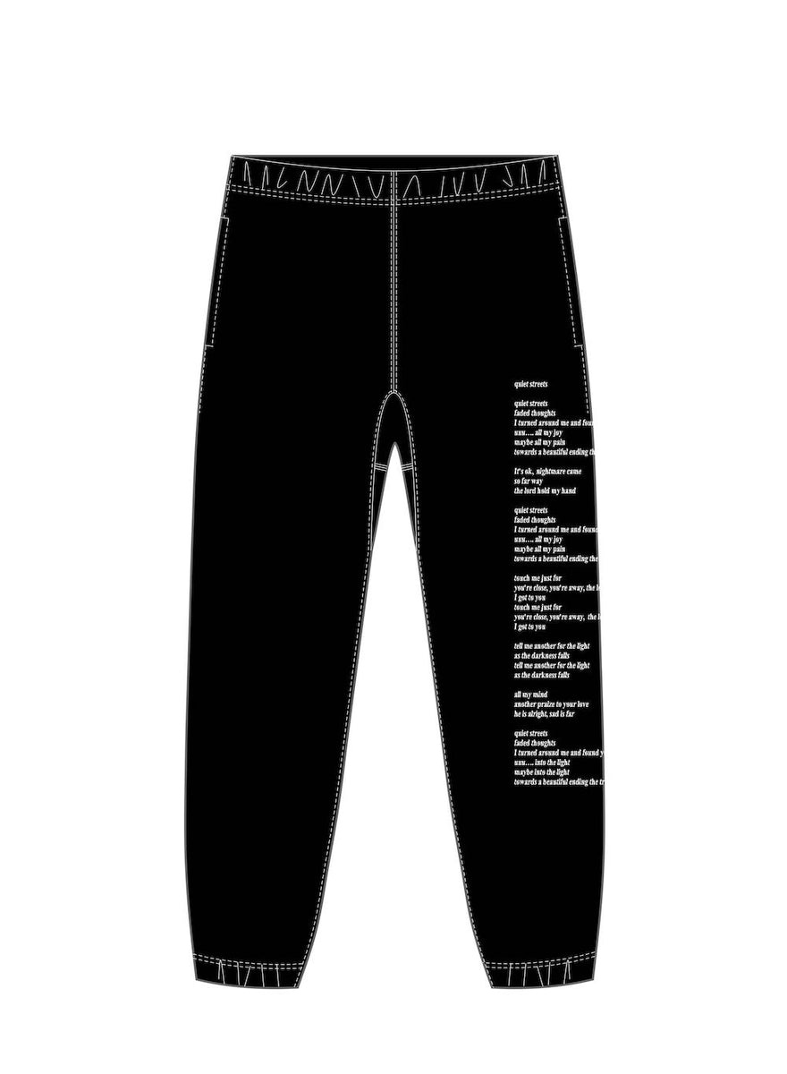 soloistジョガーパンツ sc.0032AW22_black quiet streets (ジョガーパンツ