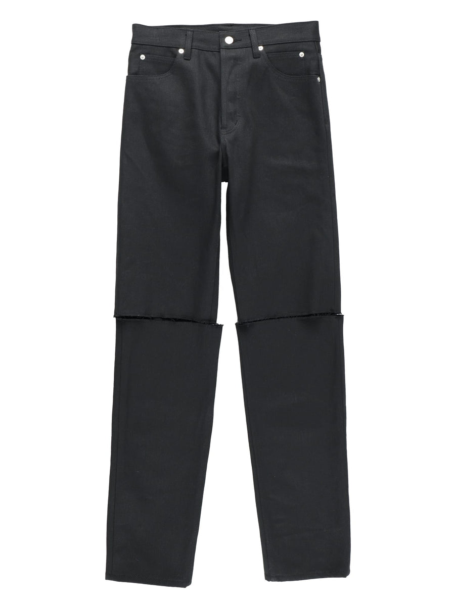 sp.0008AW22_black ツーウェイスリムテーパード6ポケットジーン
