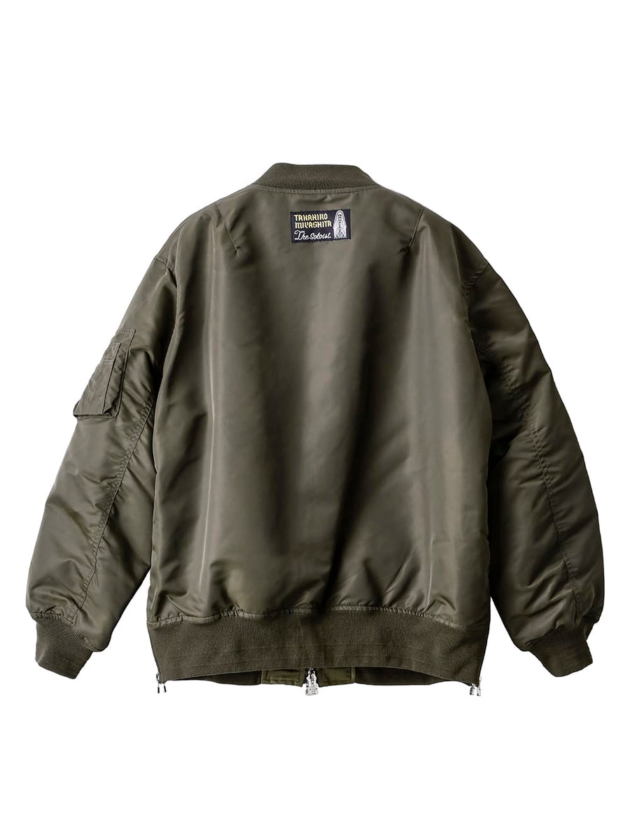 two-way bomber jacket.