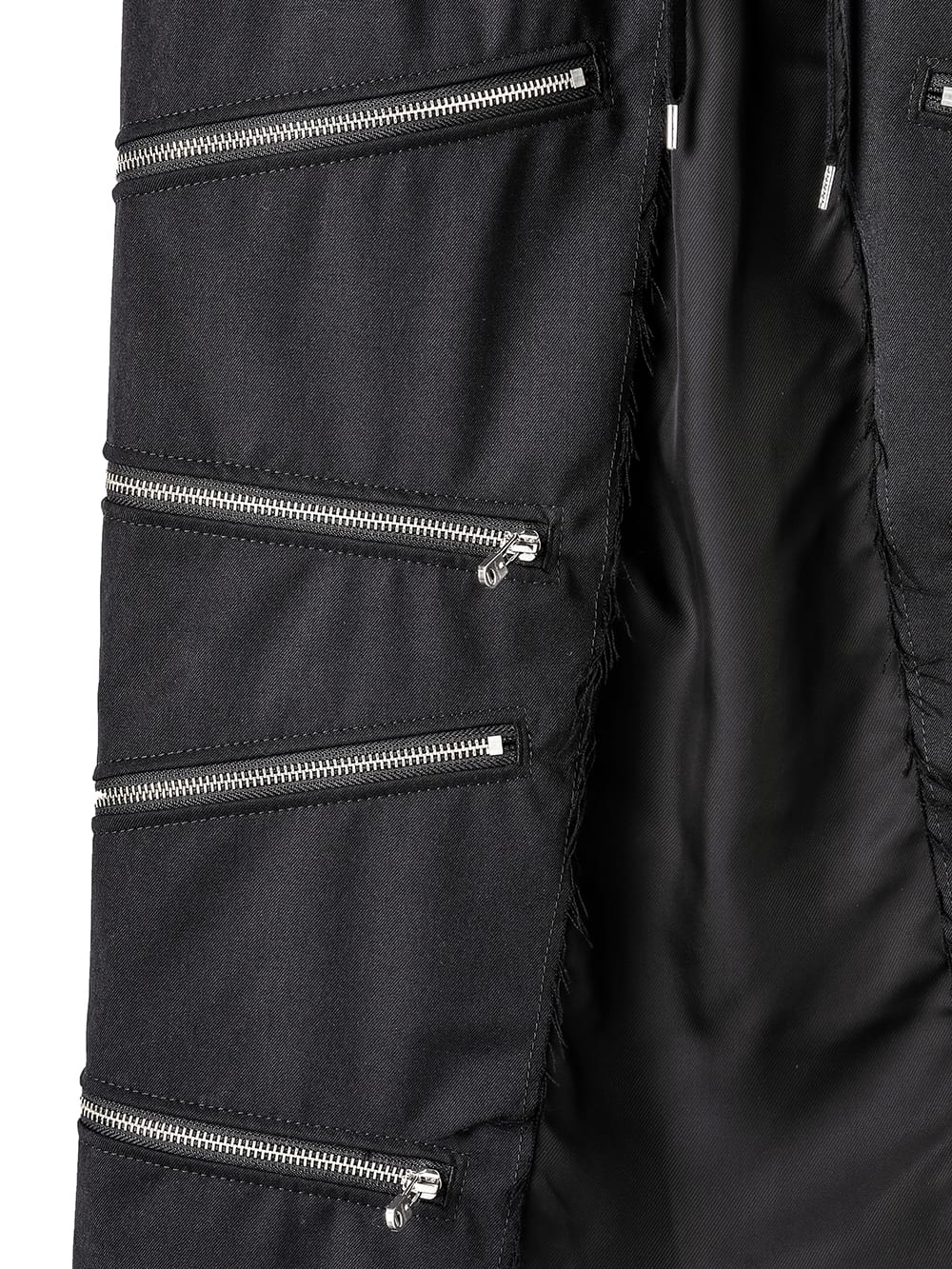 side slash zippers long skirt.(solid)