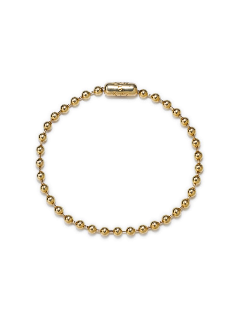 ball chain bracelet. -S- regular