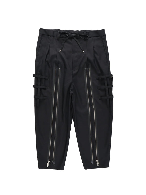 Bondage Cropped Baggy Slacks