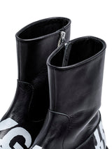 sf.0003AW23-black side-zip boot. THE TWO OF US 2023 Autumn / Winter  collection. TAKAHIROMIYASHITATheSoloist.（タカヒロミヤシタザソロイスト.）