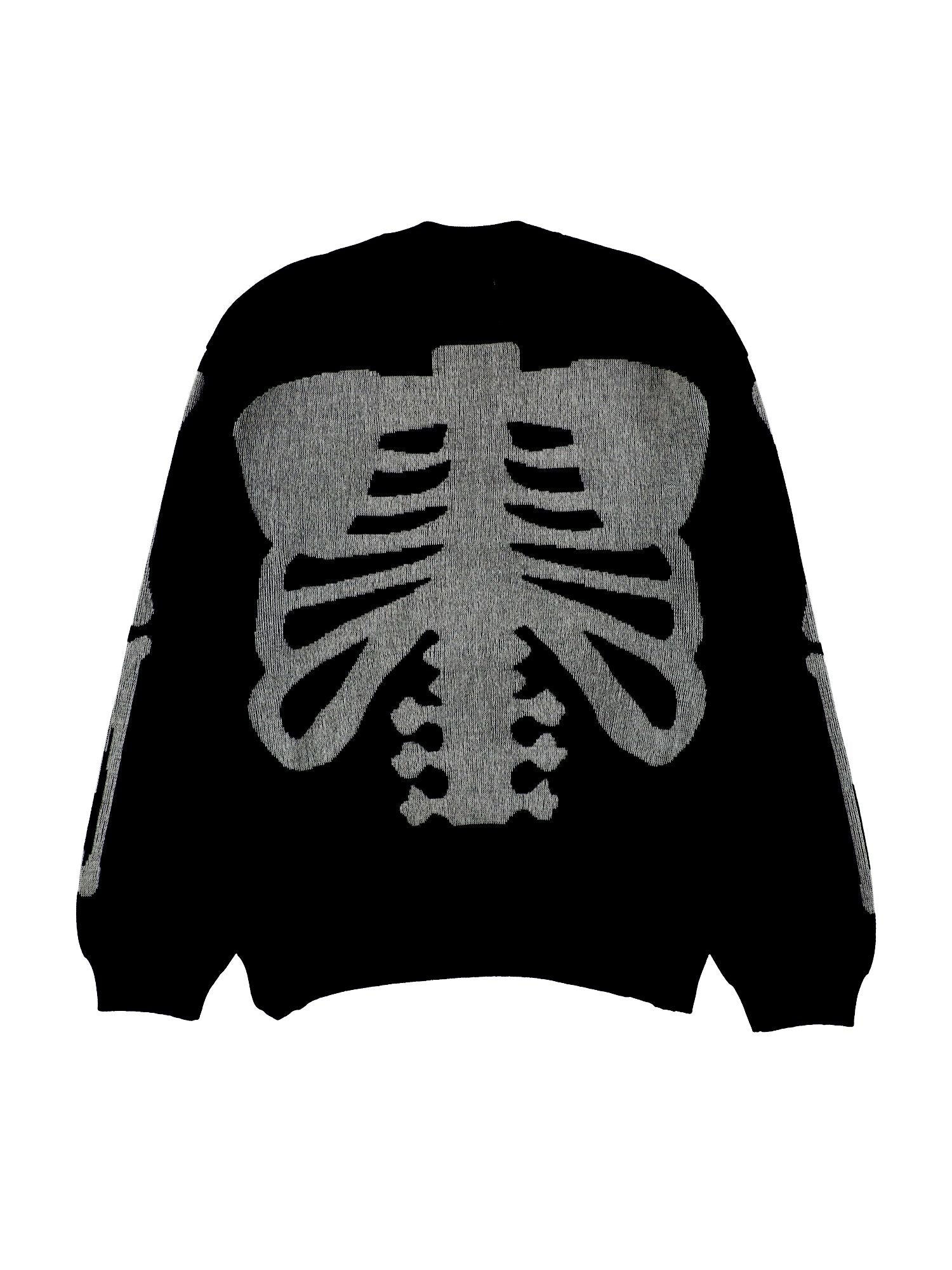 crew neck sweater.(bone)