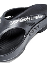 新品 Soloist. × OOFOS Flip-flop size8 BLK sof.0018 flip-flop.(Last Night I Dreamt That Somebody Loved