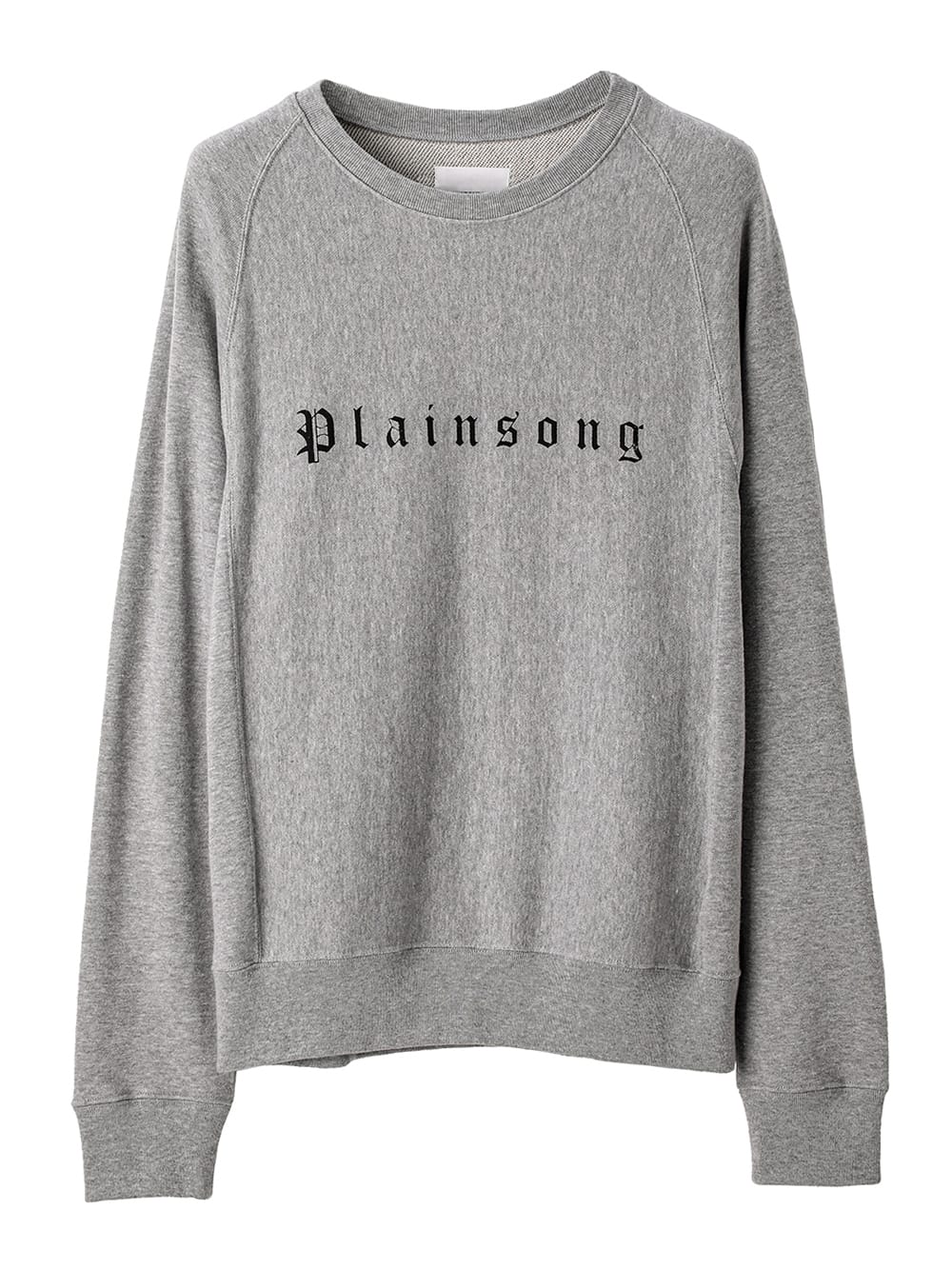 crew neck sweat shirt.(plainsong)