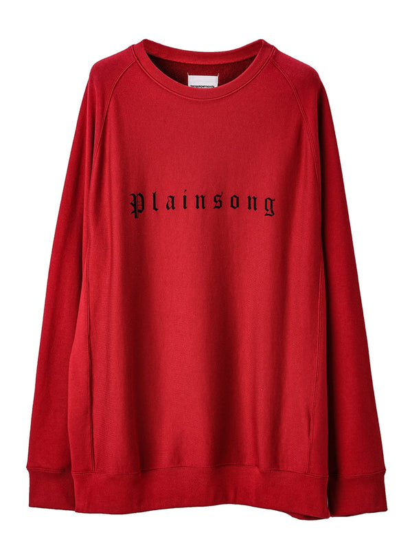 oversized crew neck sweat shirt.(plainsong)