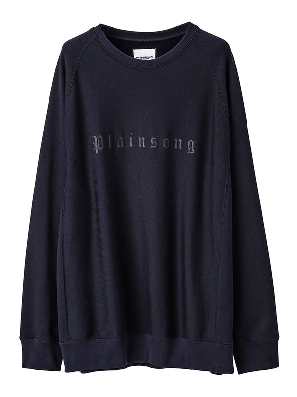 oversized crew neck sweat shirt.(plainsong)