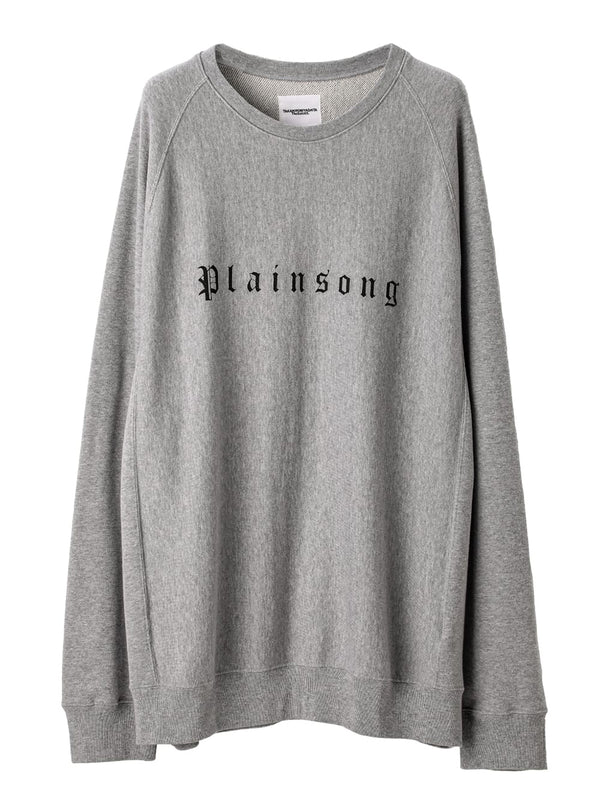 oversized crew neck sweat shirt.(plainsong)