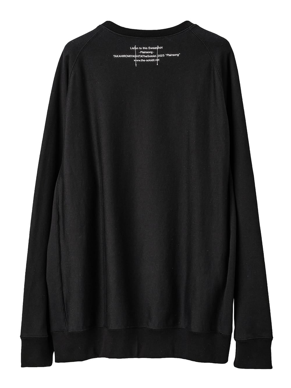 oversized crew neck sweat shirt.(plainsong)