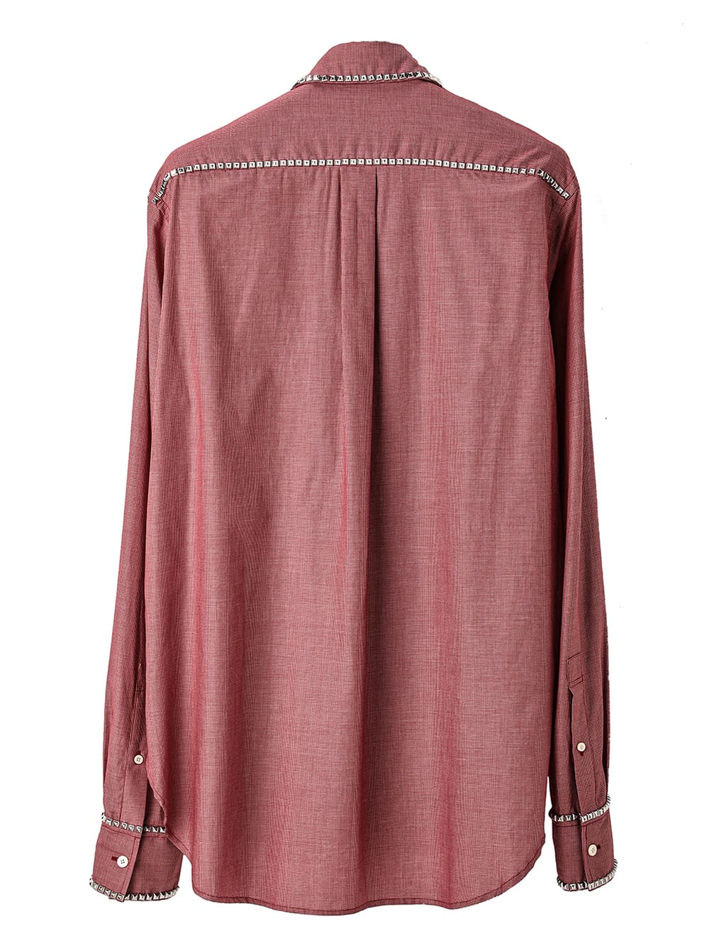 reglar collar twill shirt.(studs)